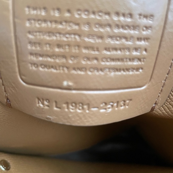 Coach Black Charlie Leather Tote - Picture 6 of 6